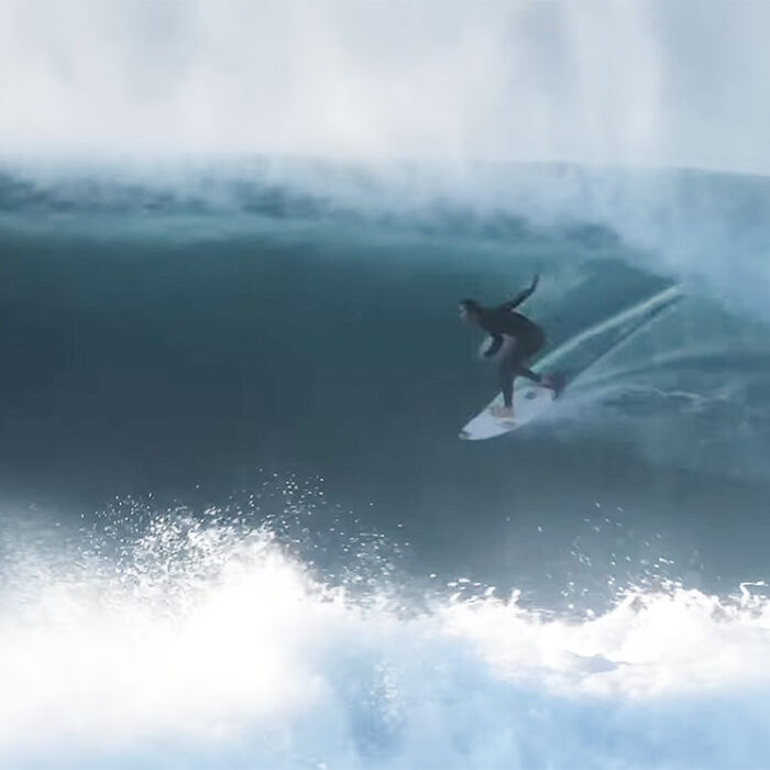 Jordy Smith surfing in Durban, South Africa