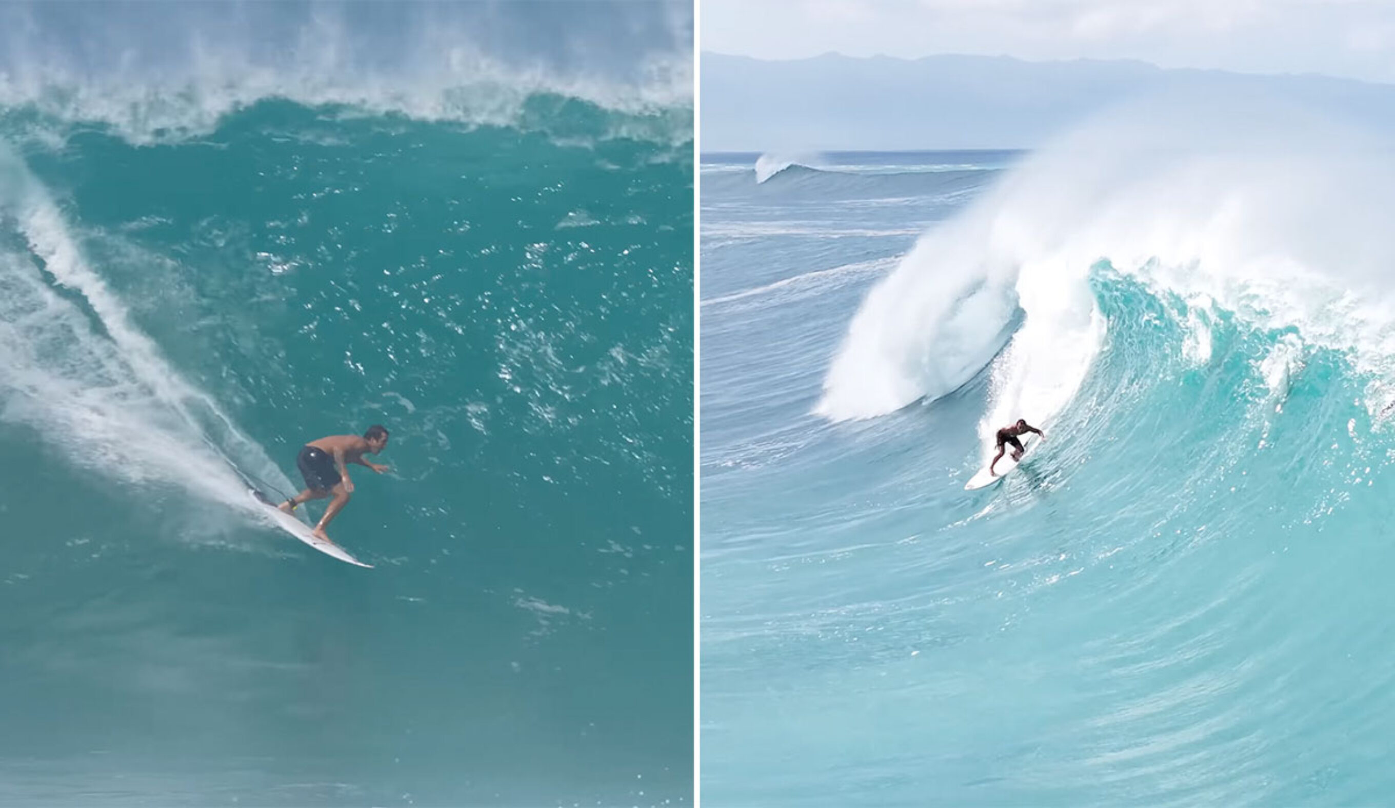 Koa Rothman surfing Pipeline