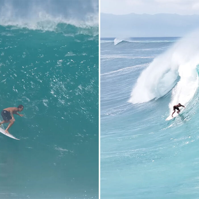 Koa Rothman surfing Pipeline