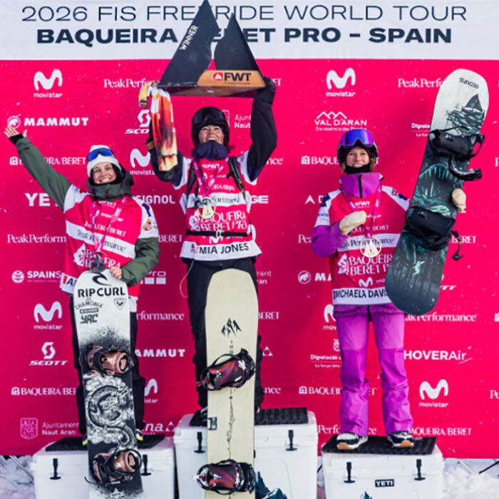 Mia Jones, Daughter of Jeremy, Wins Opening Freeride World Tour Event