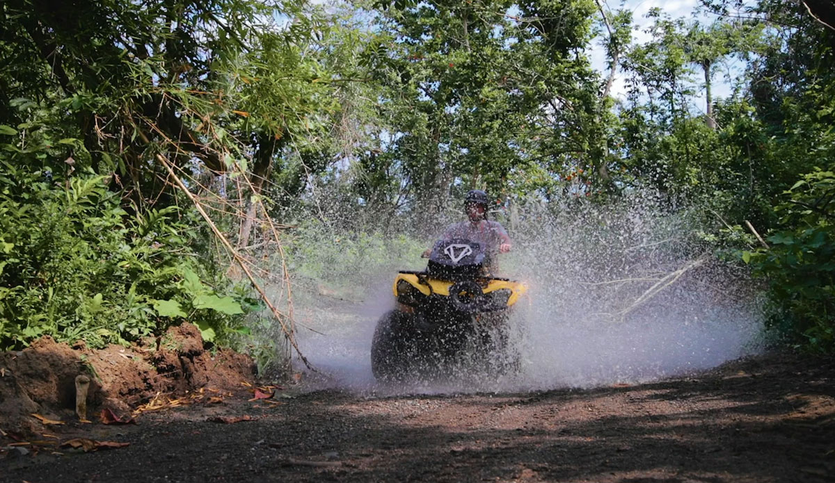 ATV tour through the jungle