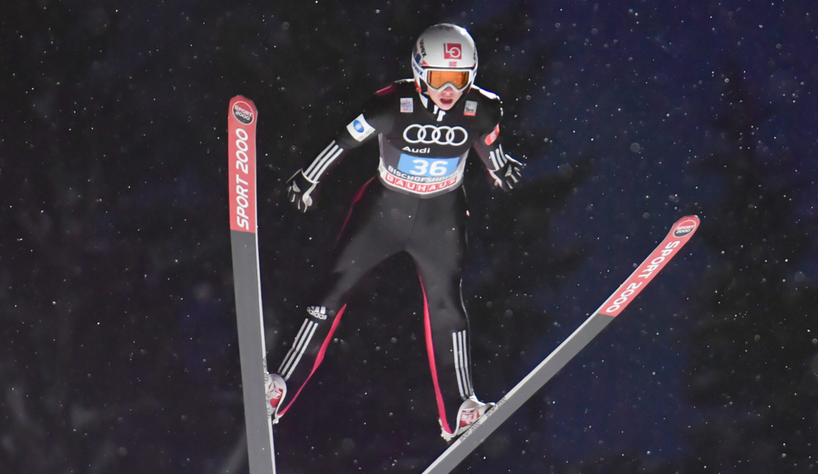 Halvor Egner Granerud making an unenhanced jump in 2017. Photo: Wikimedia