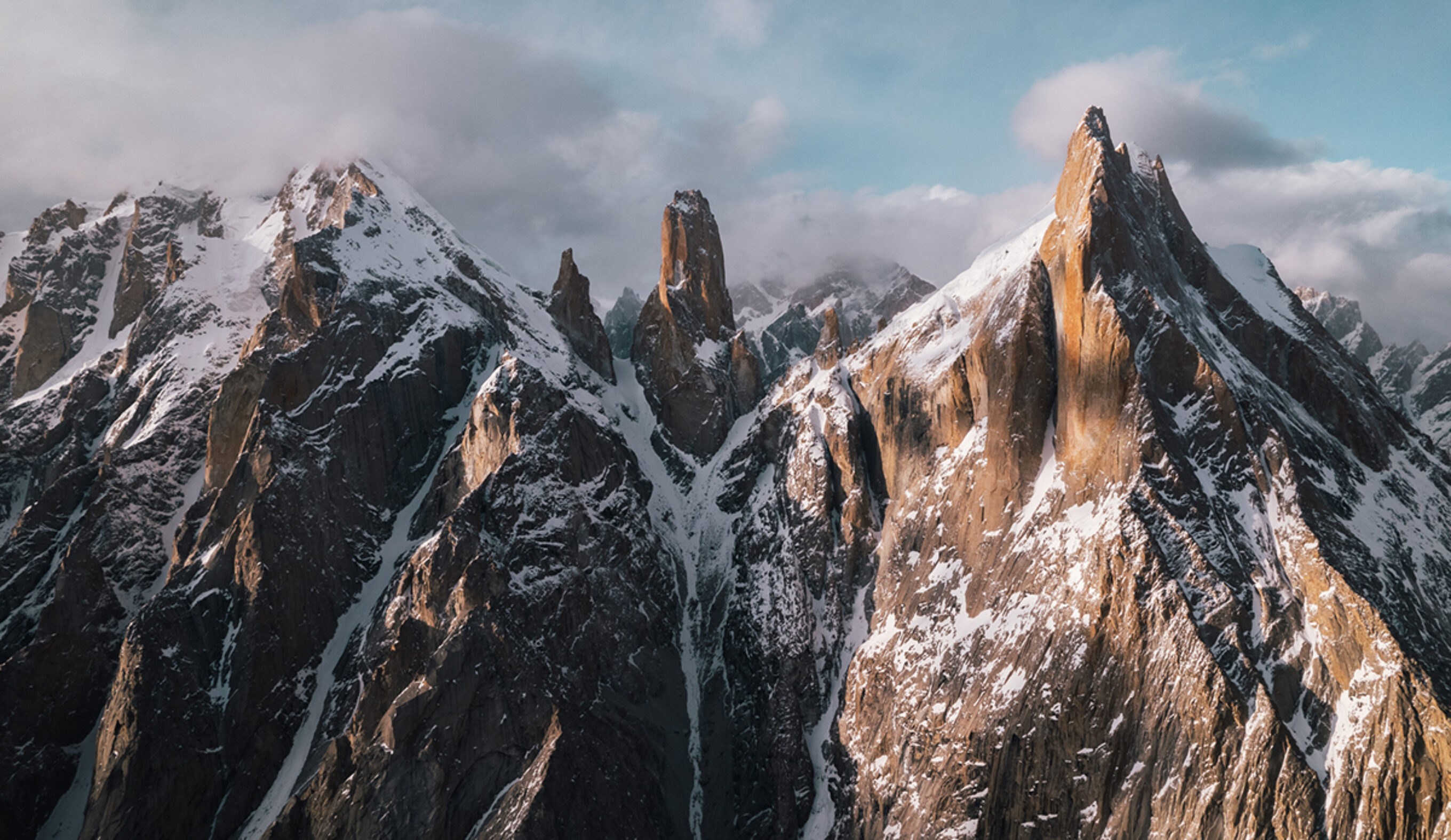 Skier Jim Morrison on the First Ski Descent of the Great Trango Tower’s West Face