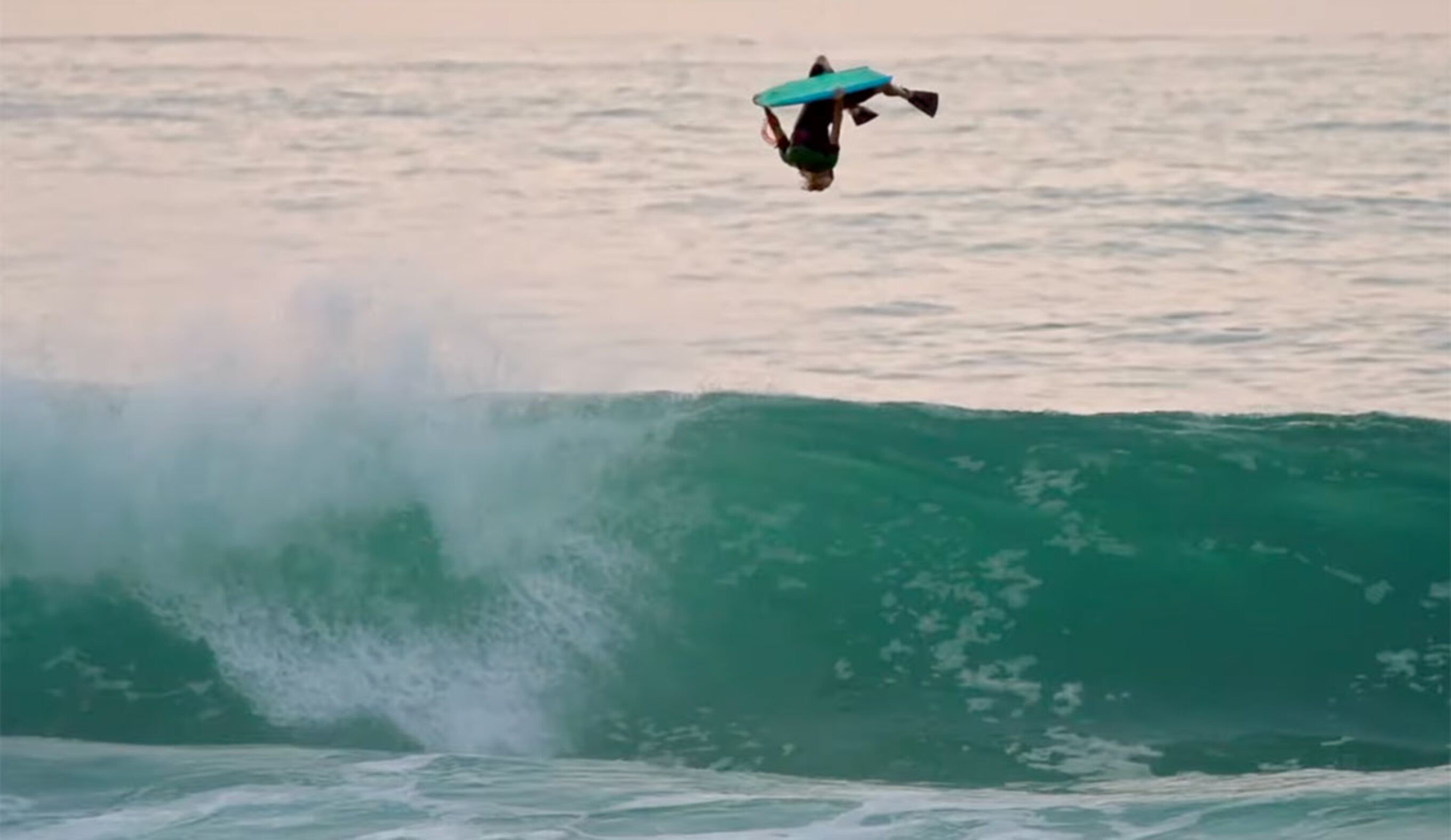 Dave Hubbard bodyboarding