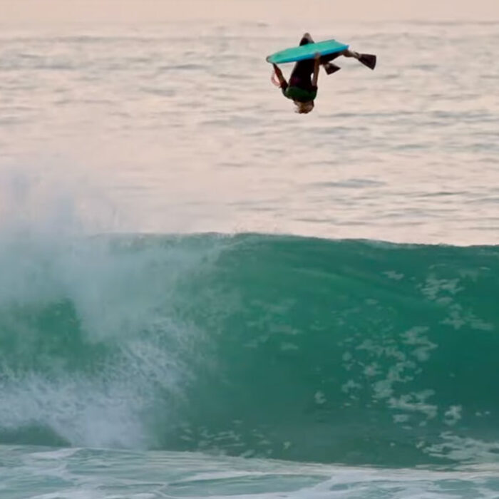 Dave Hubbard bodyboarding