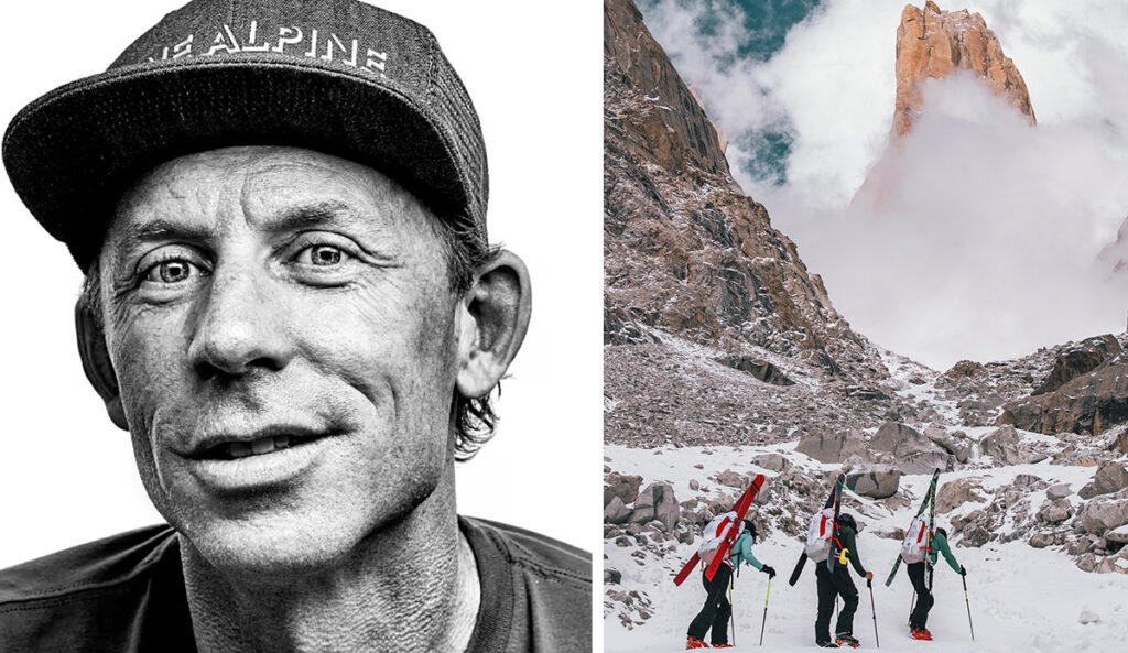 Skier Jim Morrison on the First Ski Descent of the Great Trango Tower’s West Face