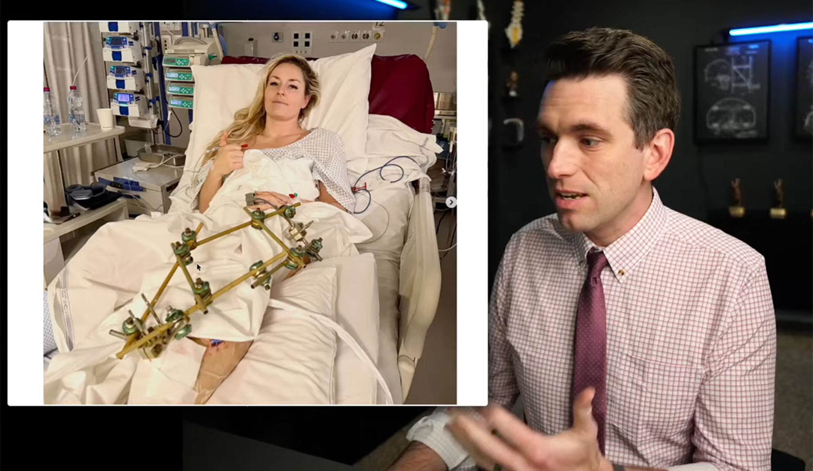 A doctor explains Lindsey Vonn's Olympic skiing injury
