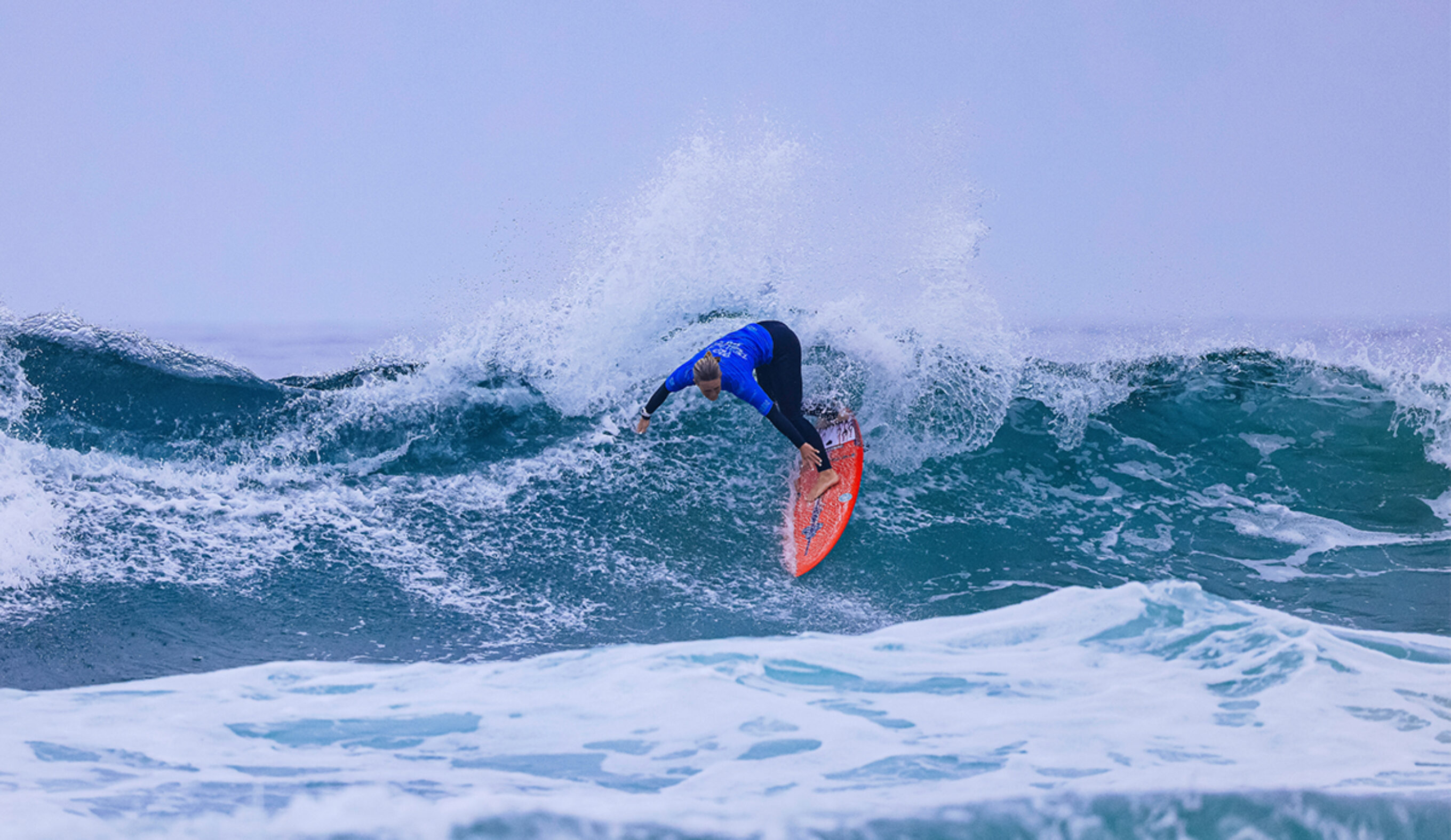 Barton's performance at the WSL Pro Taghazout secured her CS placement. Photo: Laurent Masurel // WSL