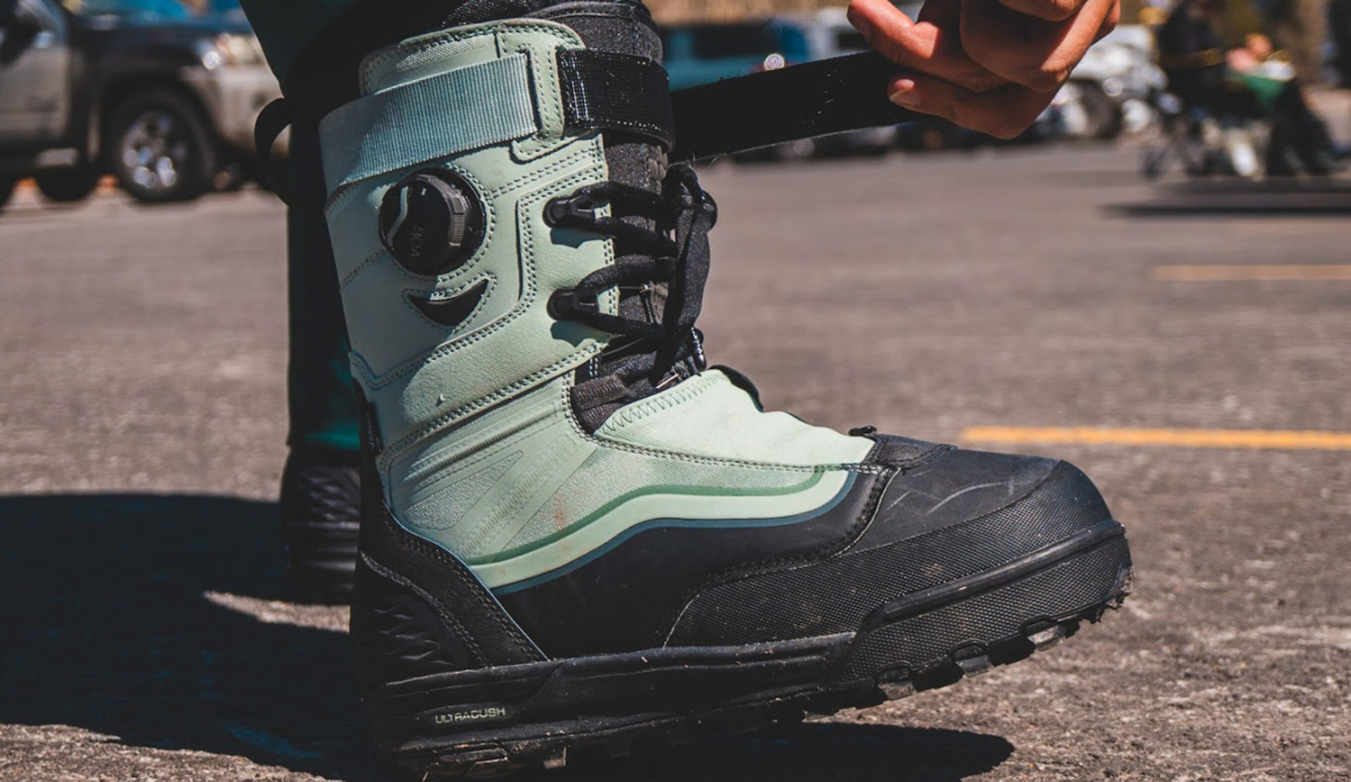 closeup of Vans Infuse