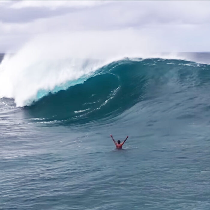 Albee Layer in front of a slab wave on Maui