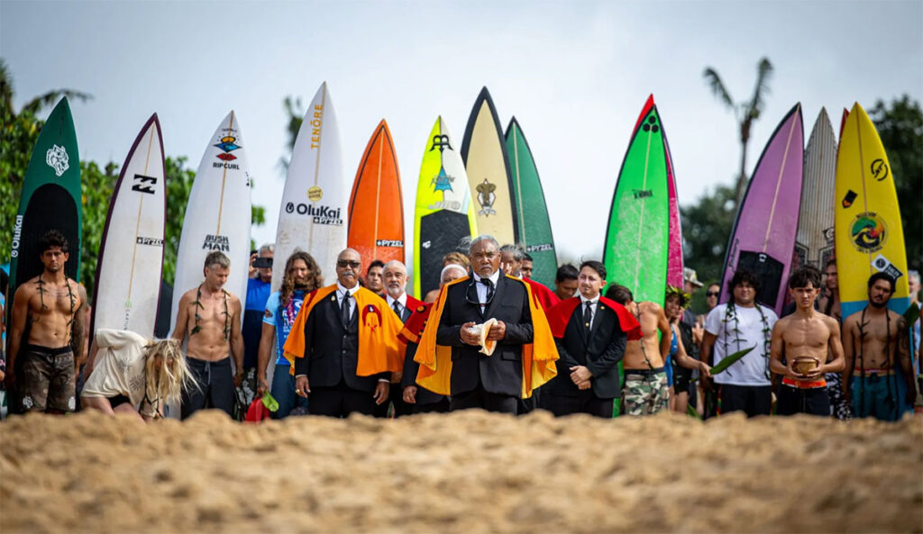 The Eddie Aikau opening ceremony