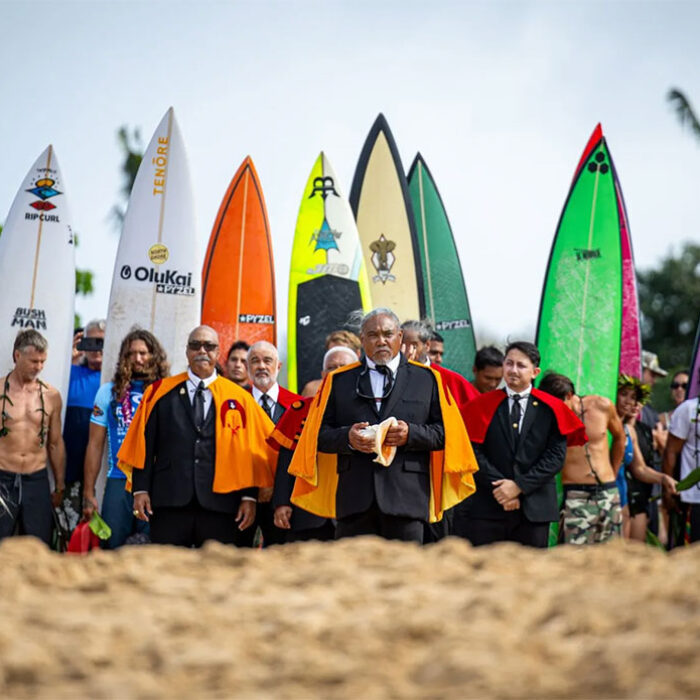 The Eddie Aikau opening ceremony