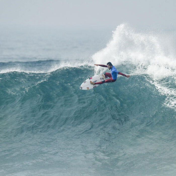 Filipe Toledo surfing at Bells Beach