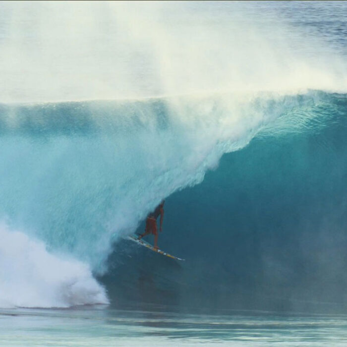 Harry Bryant surfing in a barrel for Snapt5