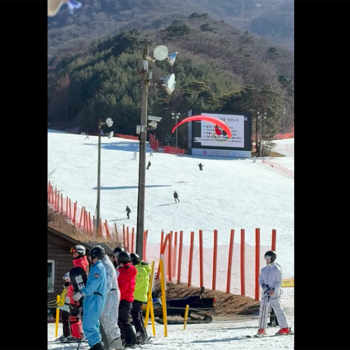 Video: Paraglider Makes Emergency Landing on Active Ski Slope