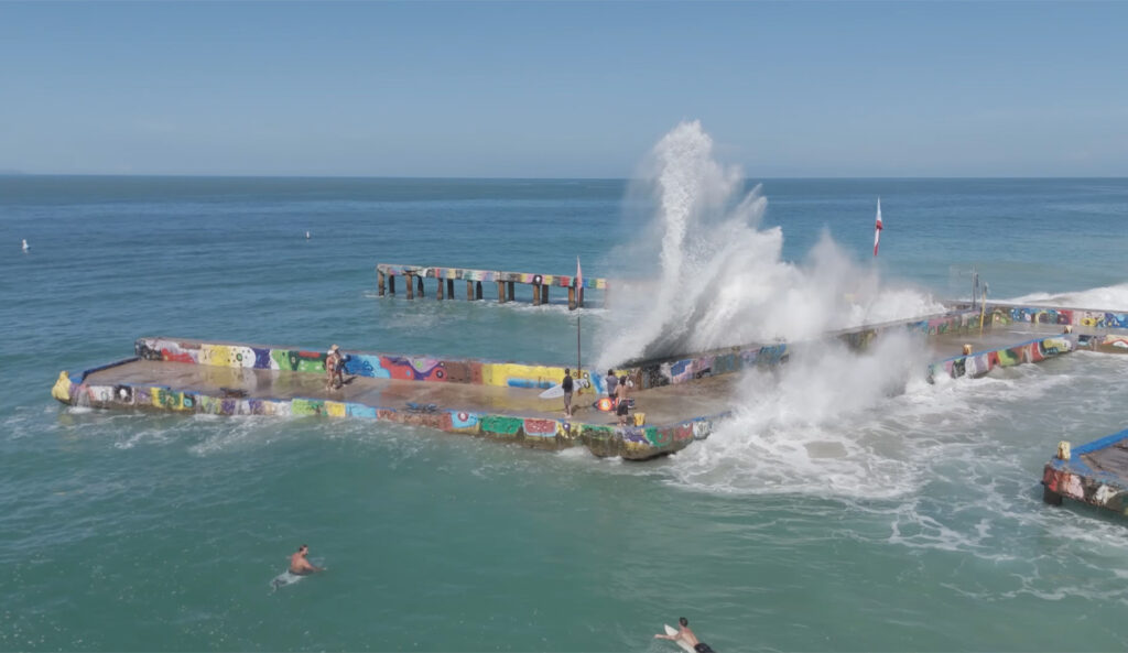 Crash Boat is a unique wave that lives up to its evocative name. Photo: Dylan Graves // YouTube