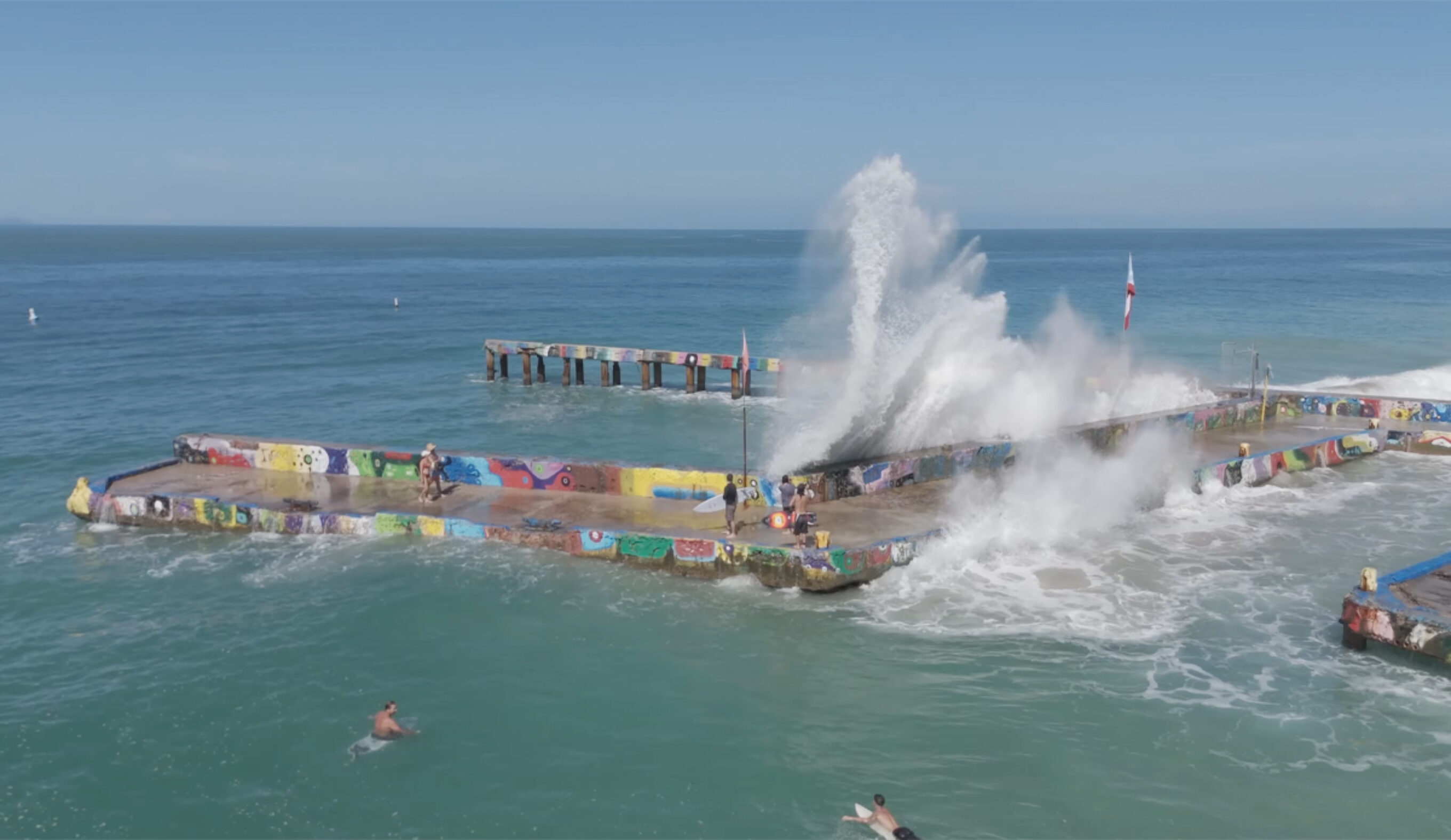Crash Boat is a unique wave that lives up to its evocative name. Photo: Dylan Graves // YouTube