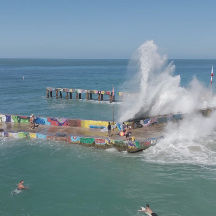 Crash Boat is a unique wave that lives up to its evocative name. Photo: Dylan Graves // YouTube