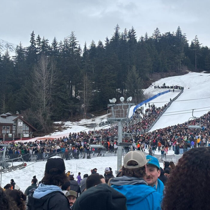 The man was injured at the 2025 Slush Cup. Photo: Alaska News Now // X