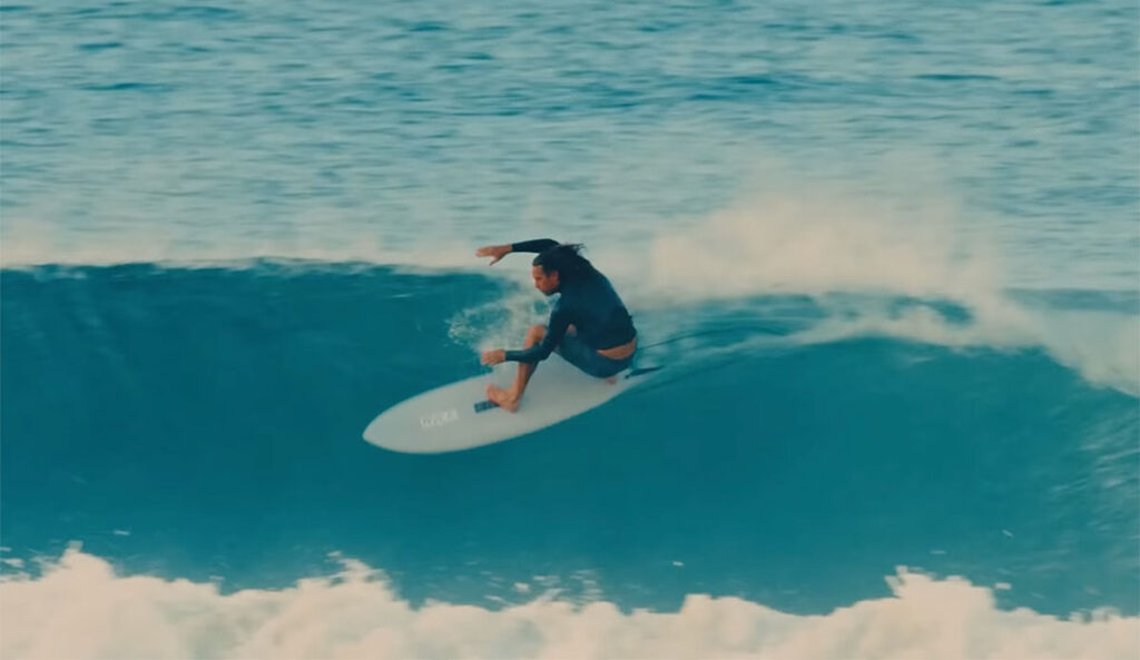 Asher Pacey surfing