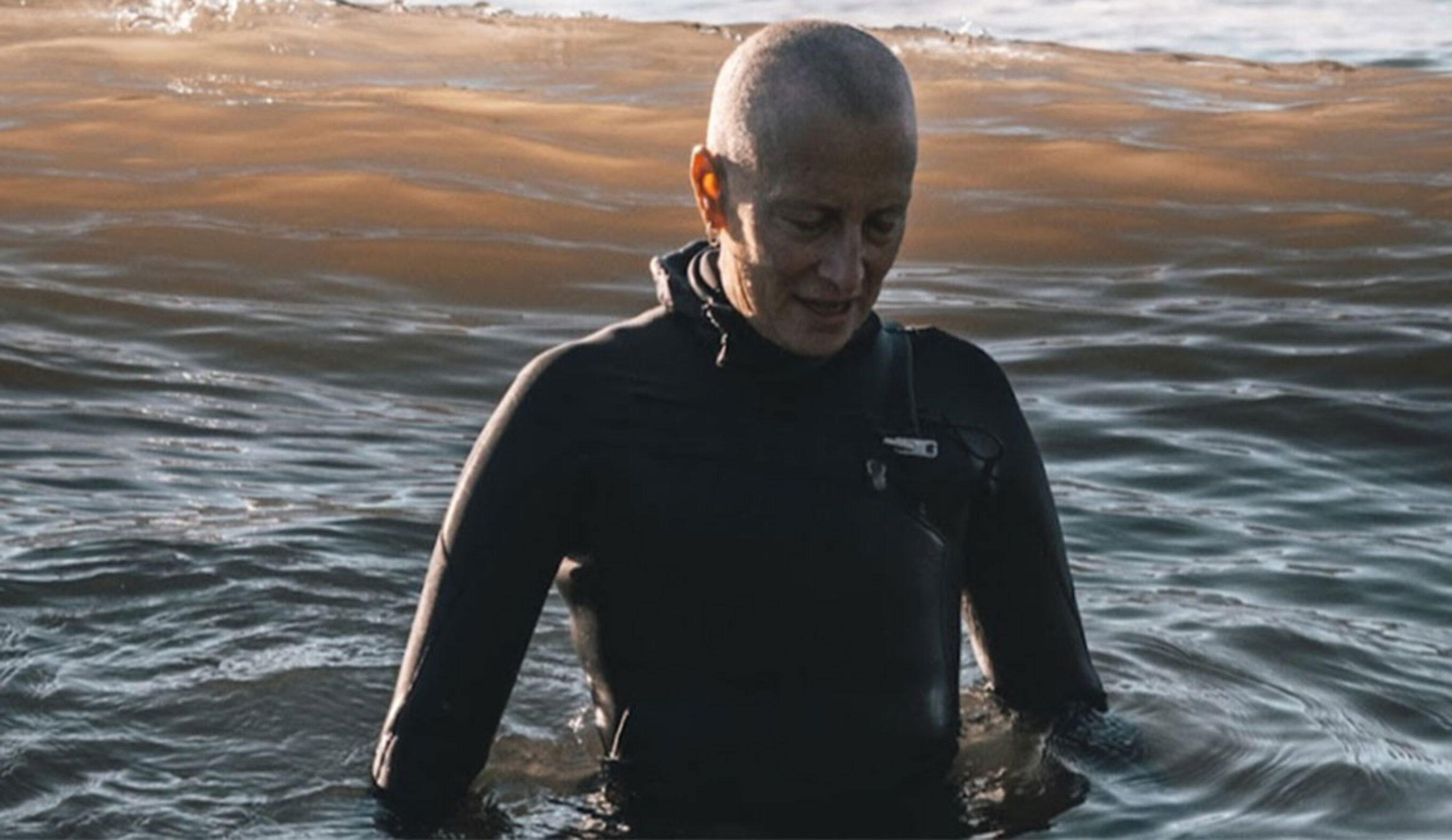Danielle Cass in the water