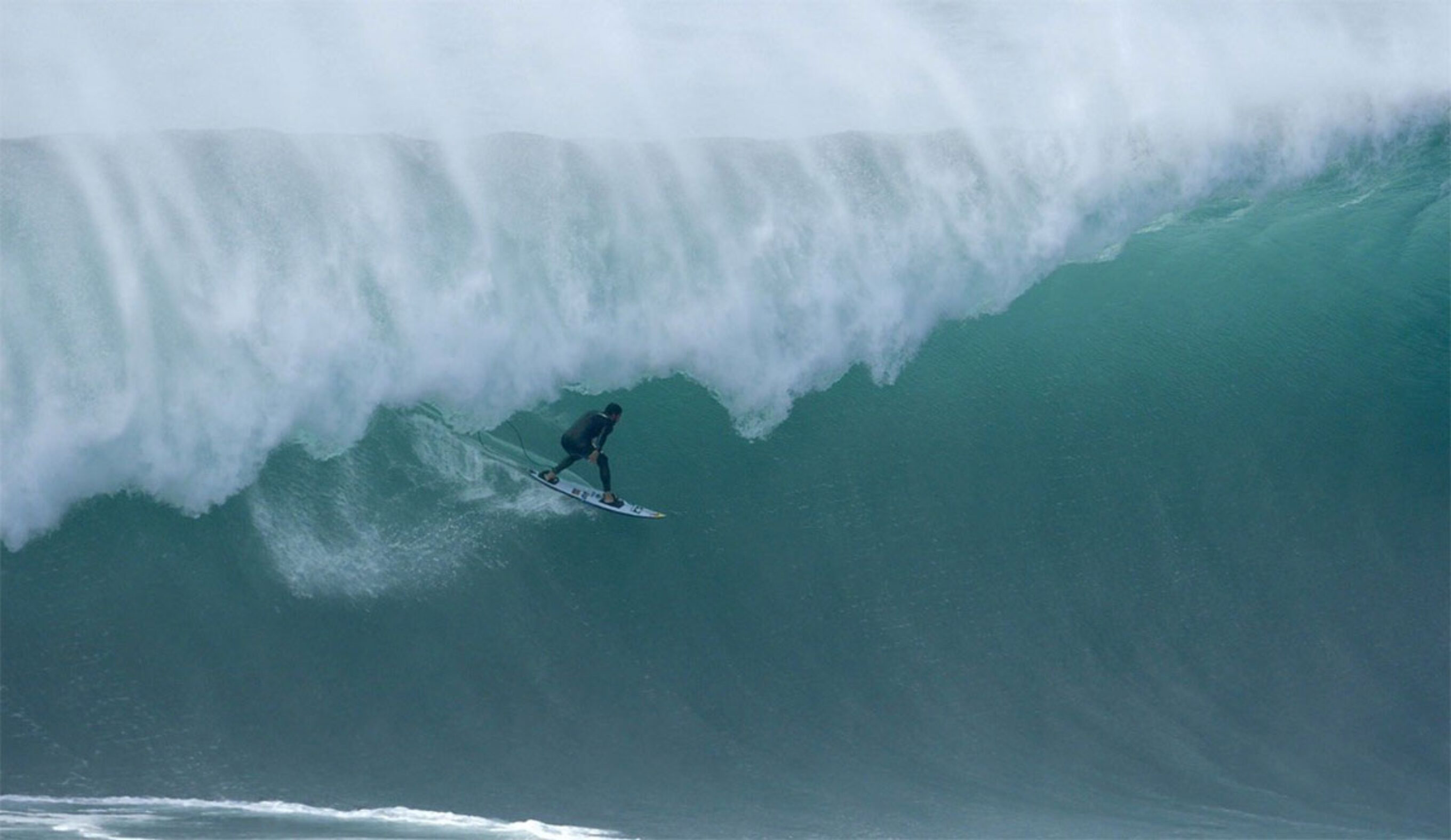 Dylan Longbottom surfing a slab in New South Wales, Australia