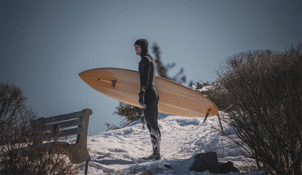 Grain Surfboards with flax glass