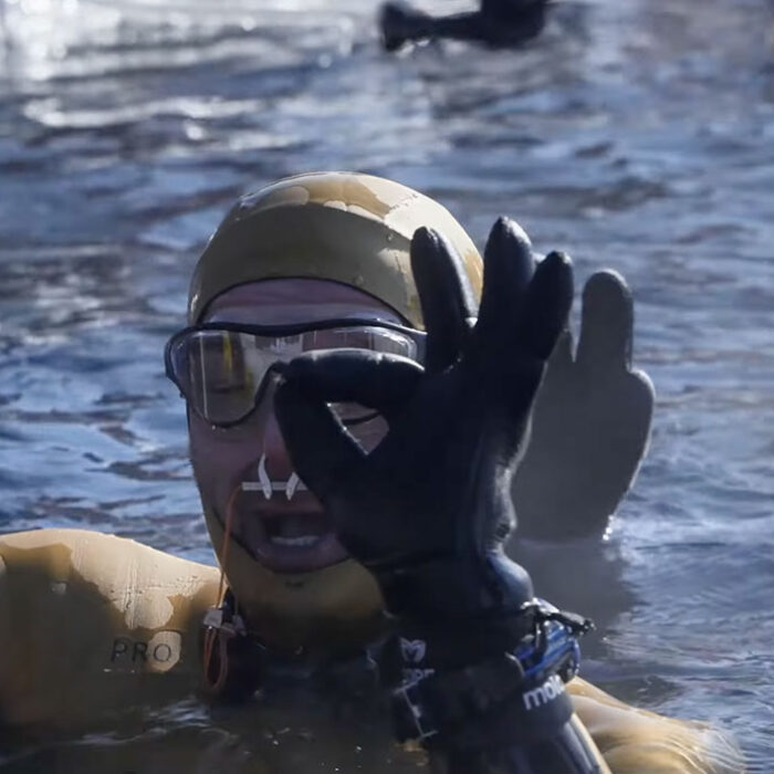 Alexey Molchanov after breaking diving record