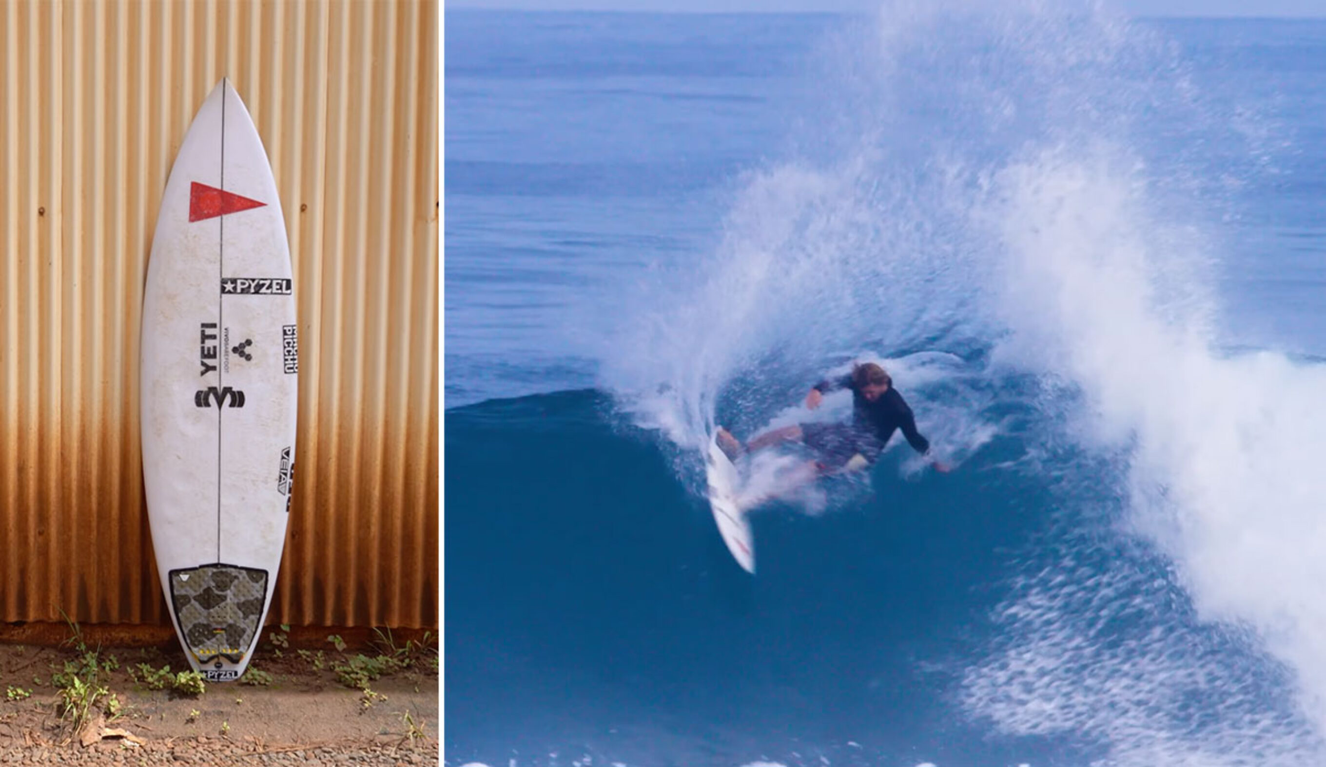 John John Florence surfing Pyzel Ghost Squash