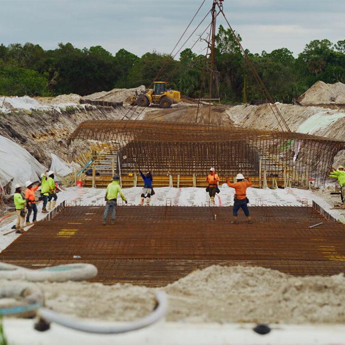 Wave pool in Florida being built