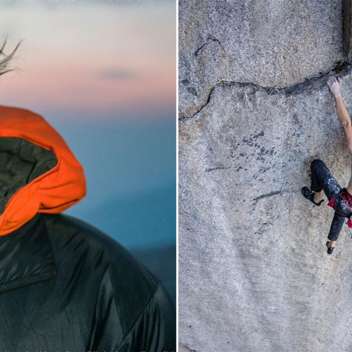 Will Stanhope climbing the Chief