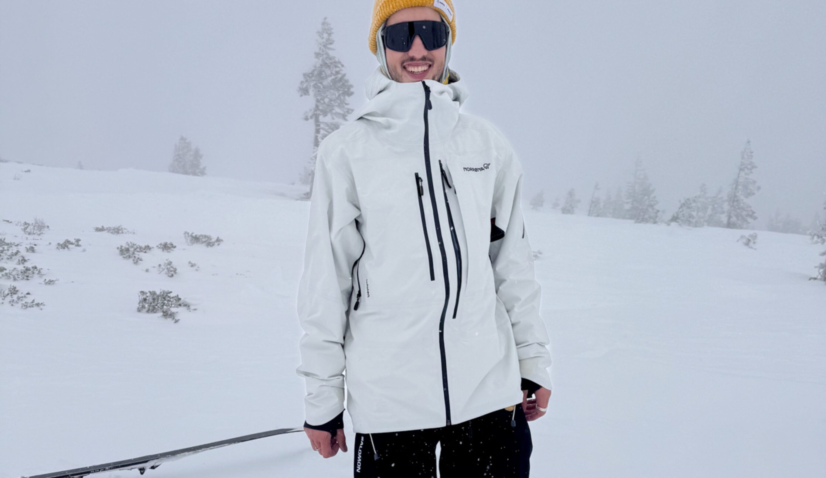a man standing in the Norrona Lofoten Pro